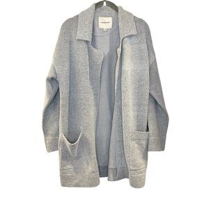 Thread & Supply Gray Open Sweater Cardigan Size M Open Cardigan Coat Stretch